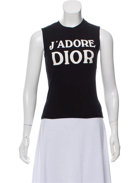 dior j'adore t shirt|dior sleeveless shirt.